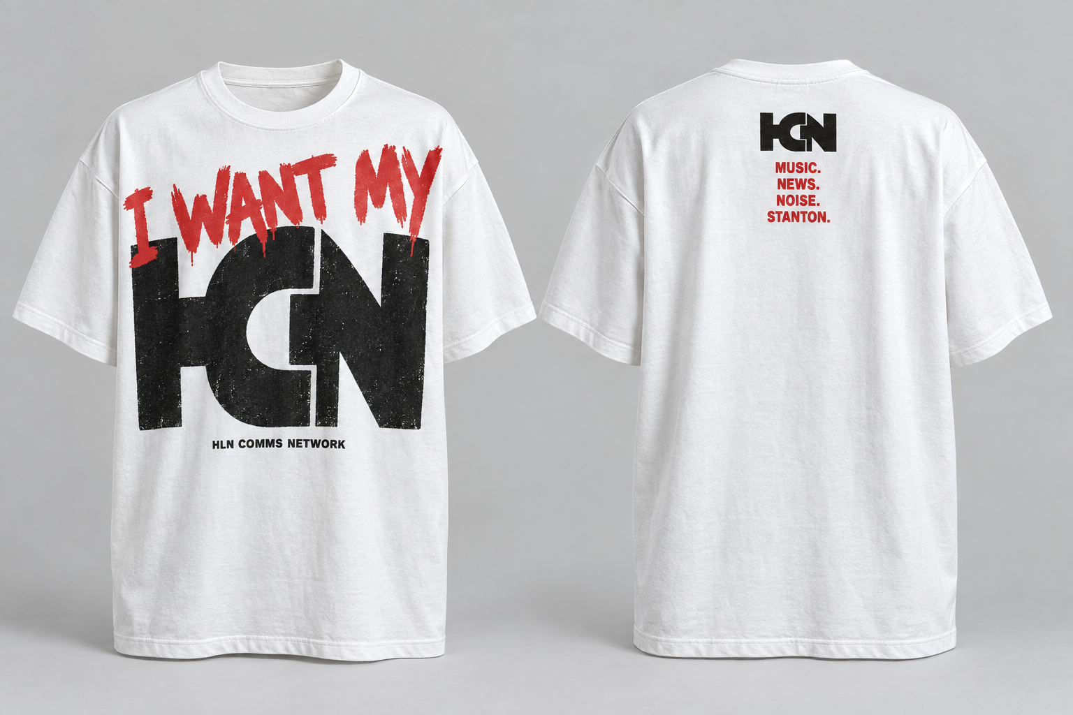 I Want My HCN concept tee