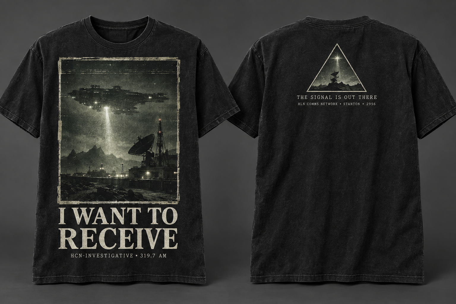 I Want To Receive concept tee
