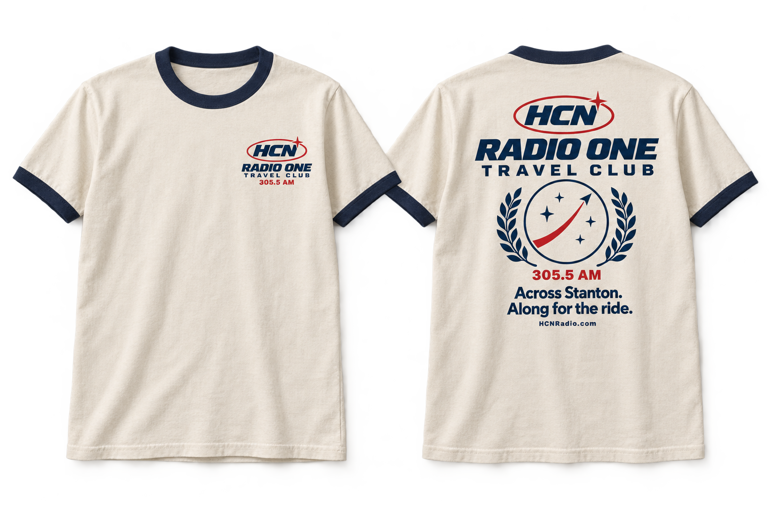 Radio One Travel Club concept tee